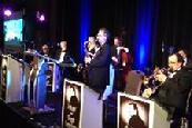 Frank Lamphere's band performs at the Little City Gala at the Hyatt Regency Chicago. November 16, 2013