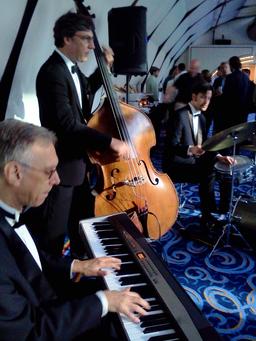 Frank Lamphere's trio performing in New York