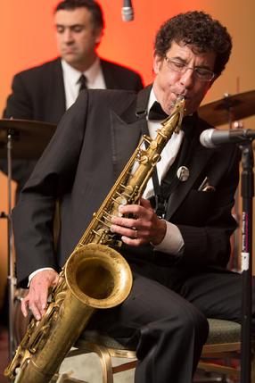 Tenor sax man Eric Schneider