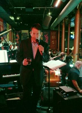 Frank Lamphere (at Andy's Jazz Club in Chicago) singing with one of the premier big bands in the world. The Chicago Jazz Orchestra