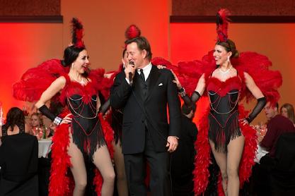 Crooner Frank Lamphere performs in Las Vegas