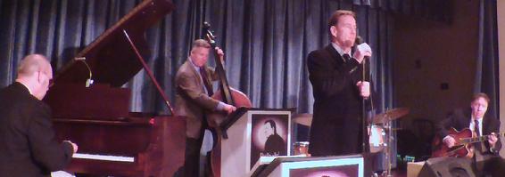Rat Pack singer Frank Lamphere performing in Minnesota