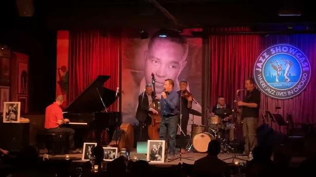 Frank Lamphere performing "My Way" at the Jazz Showcase in 2024
